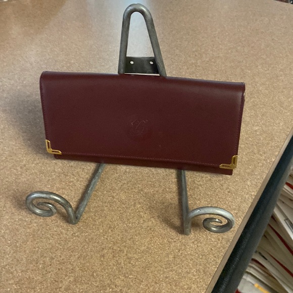 New Louis Quatorze Leather Credit Card Bu-Fold Long Wallet - Picture 2 of 11